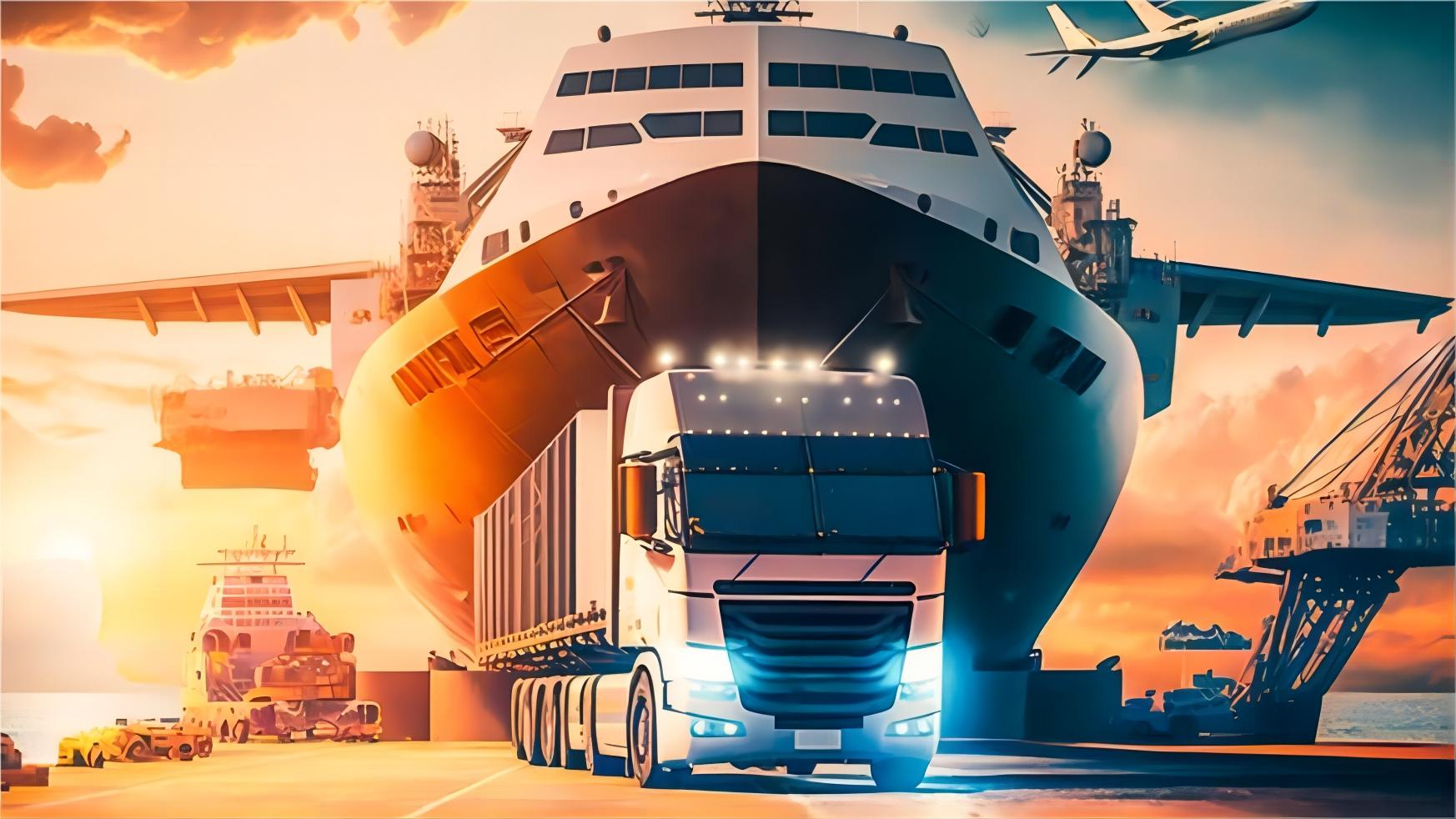 Professional logistics team managing express shipments