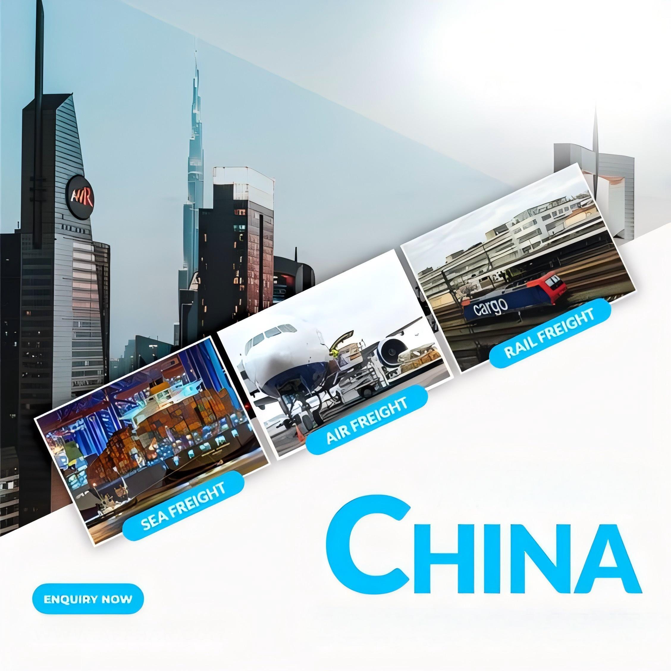 Comparison chart of different shipping methods from China