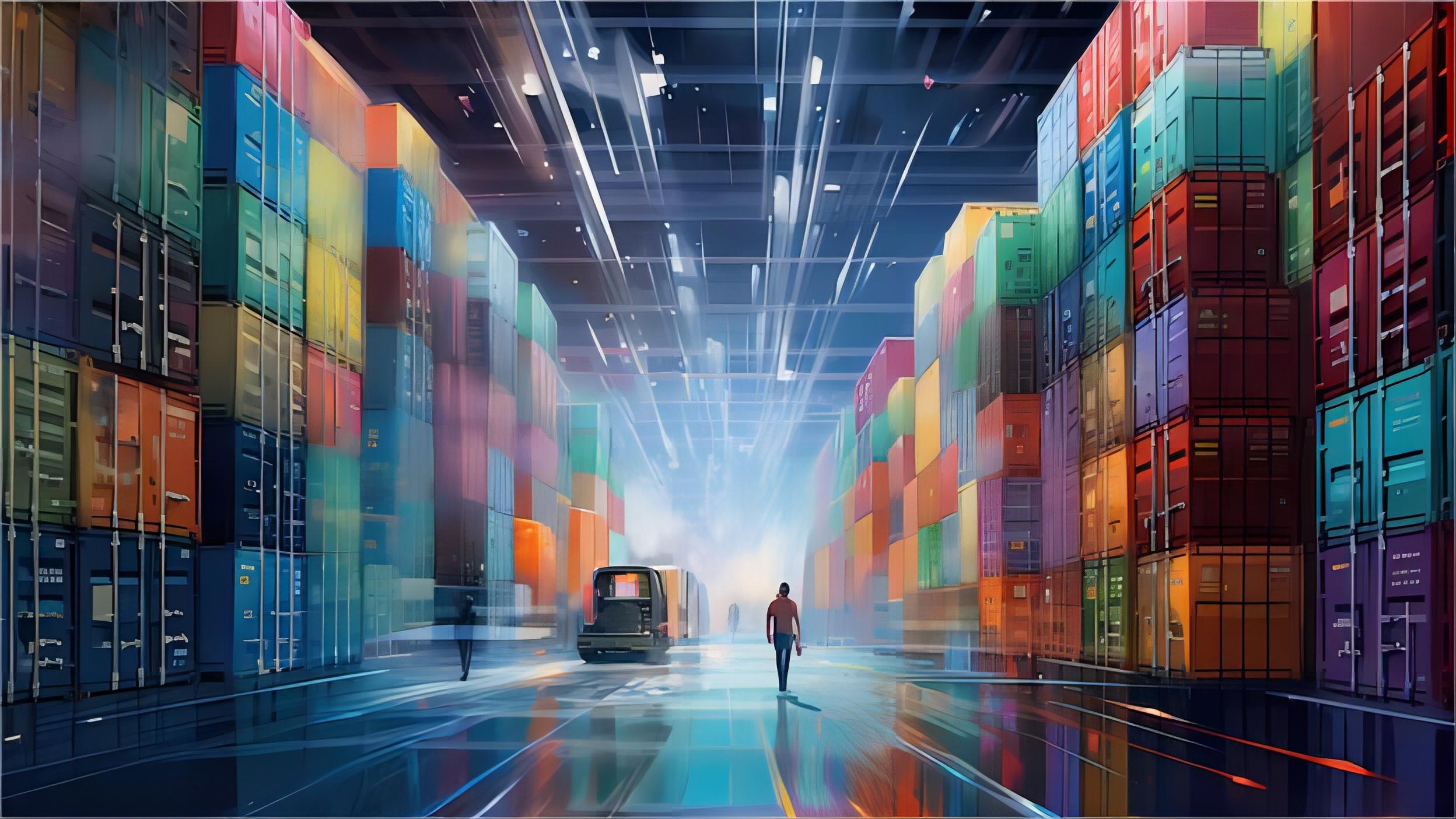 Modern warehouse facility in China for Amazon FBA preparation