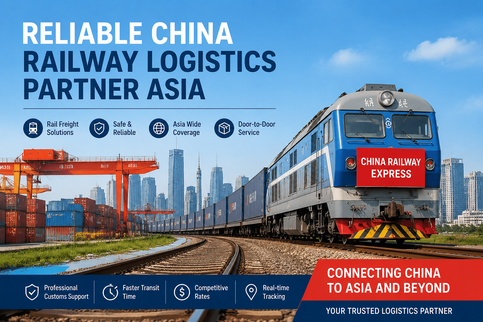 reliable china railway logistics partner asia