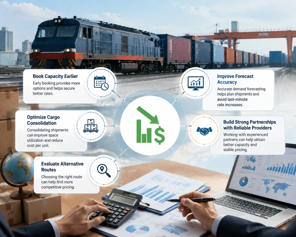 why international rail freight shipping costs increased recently