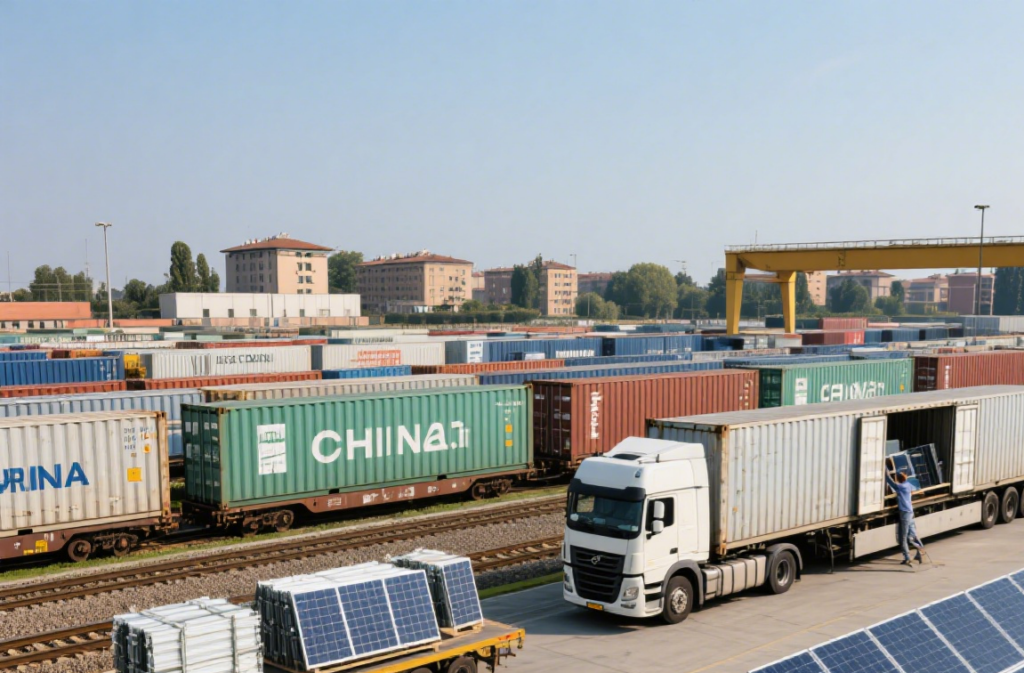 rail freight logistics for industrial automation equipment