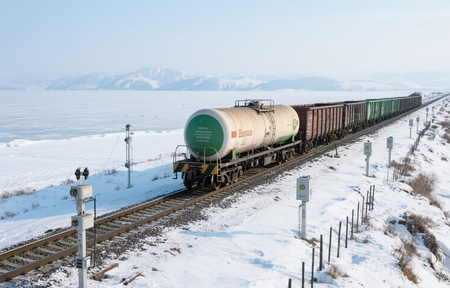 customs inspection after rail freight arrival