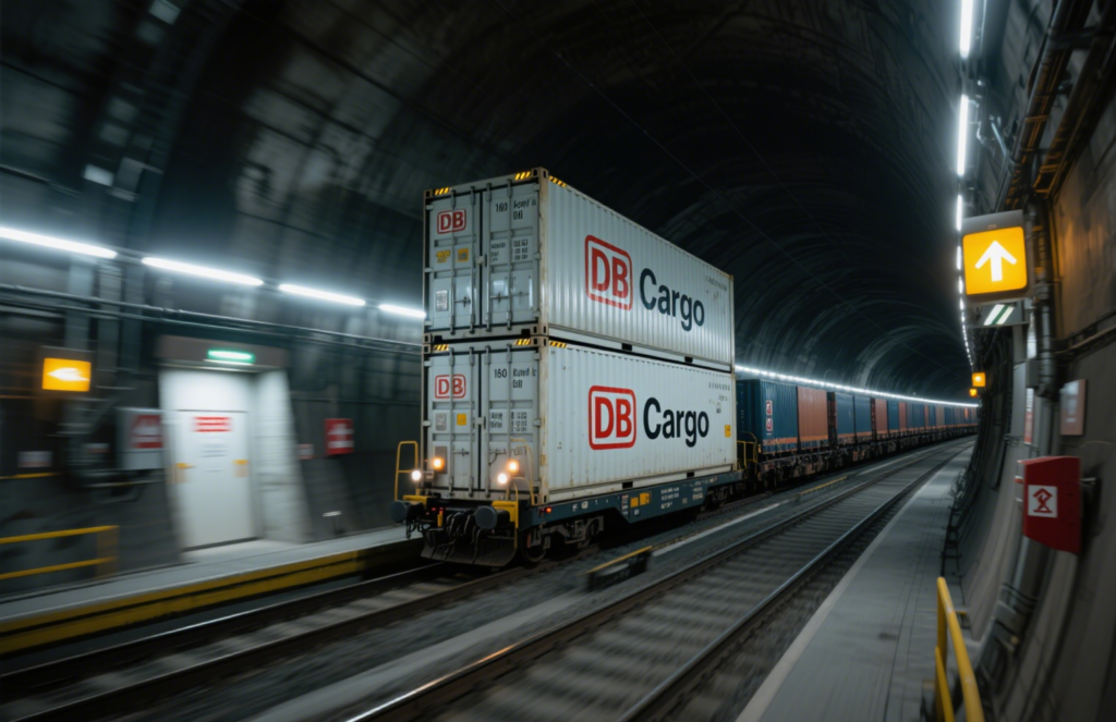 customs inspection after rail freight arrival