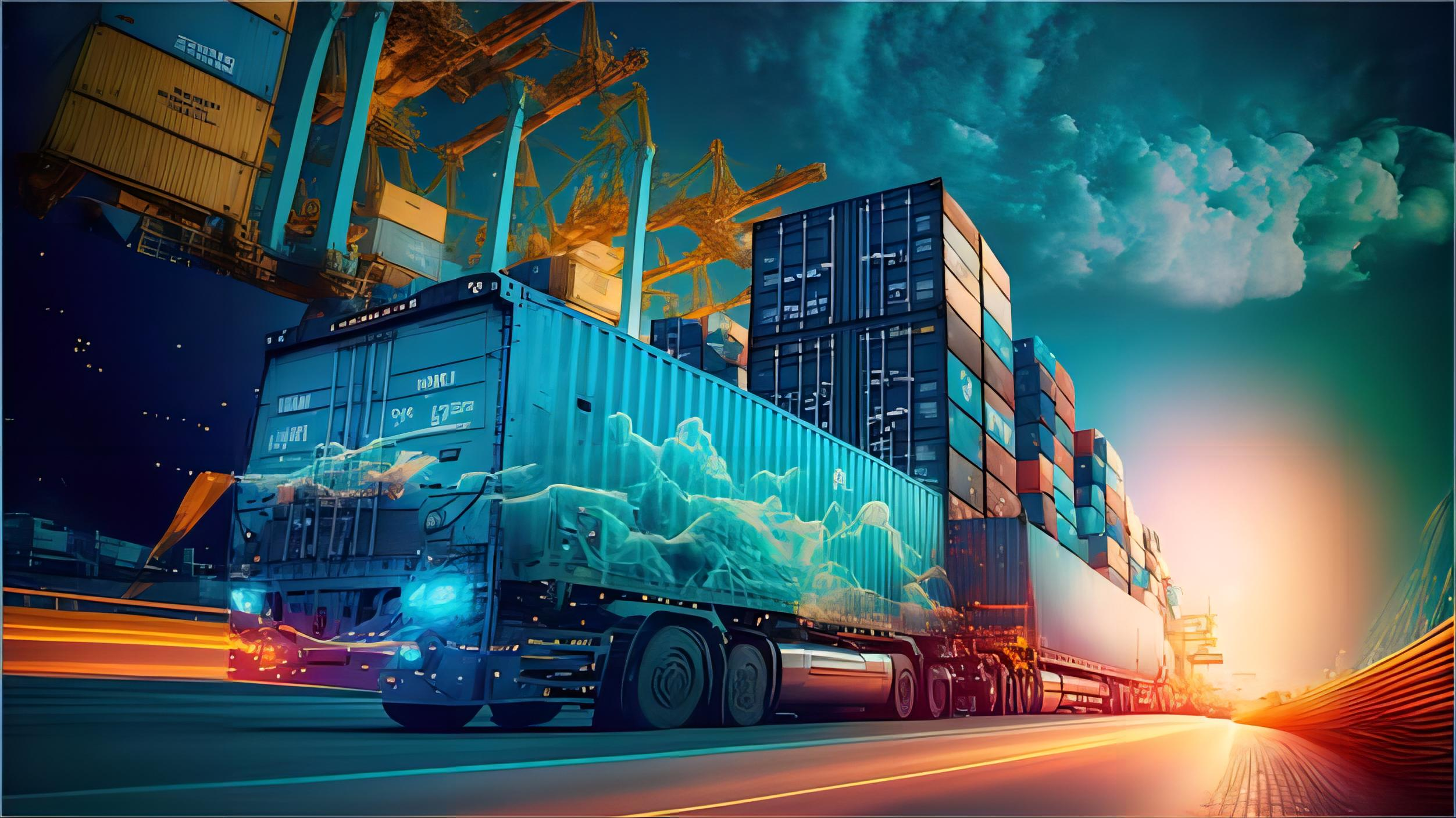 Logistics professional calculating freight rates