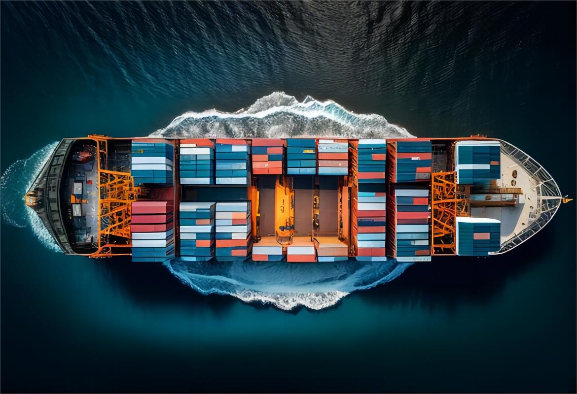 Global rail freight logistics corridor map