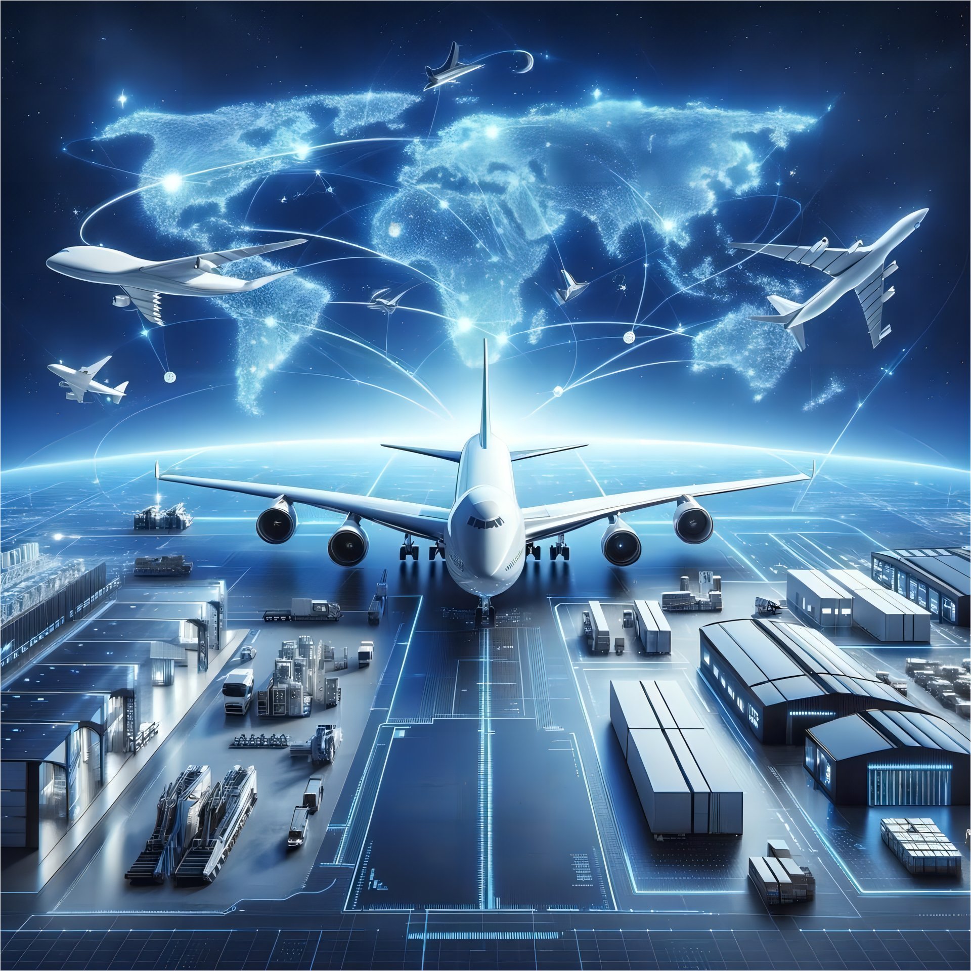 Global supply chain logistics flow