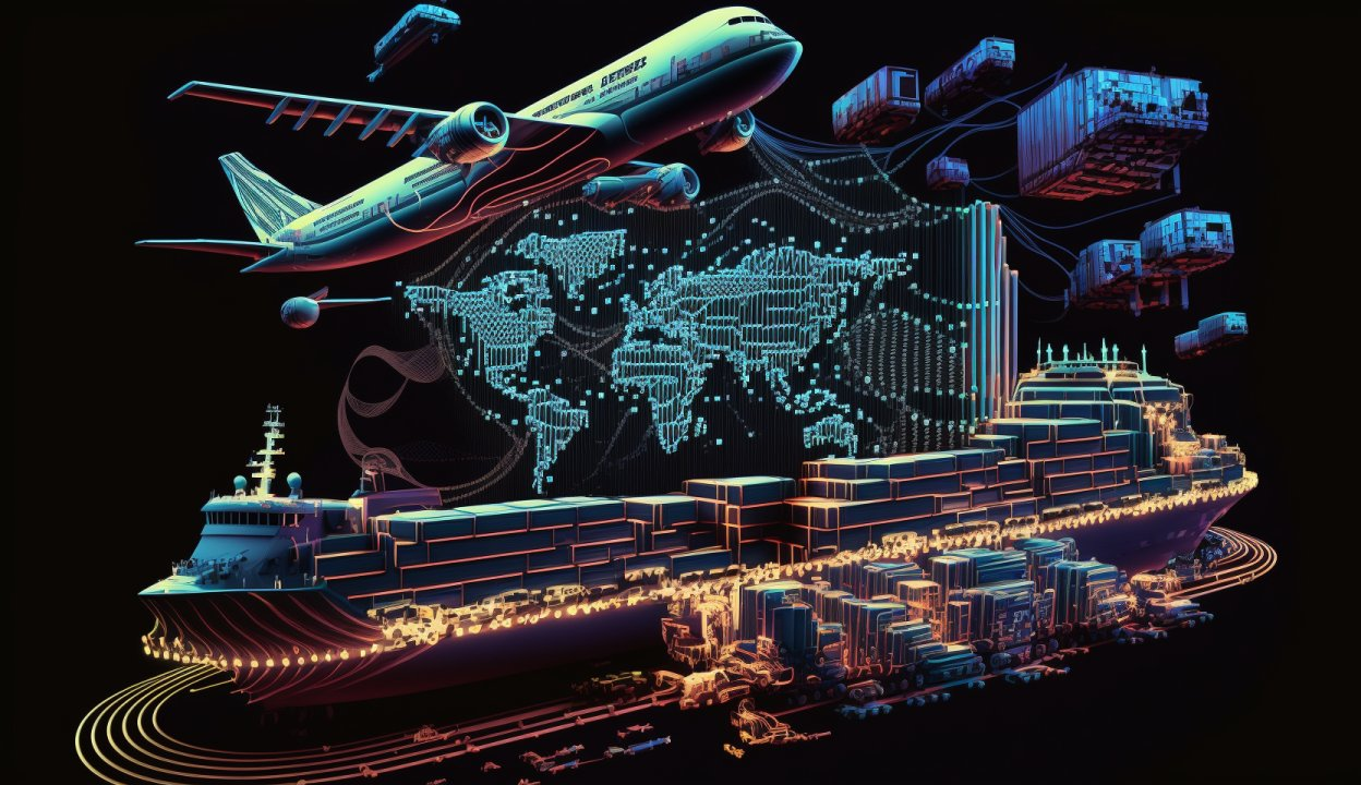 Cargo plane loading at a major Chinese international airport